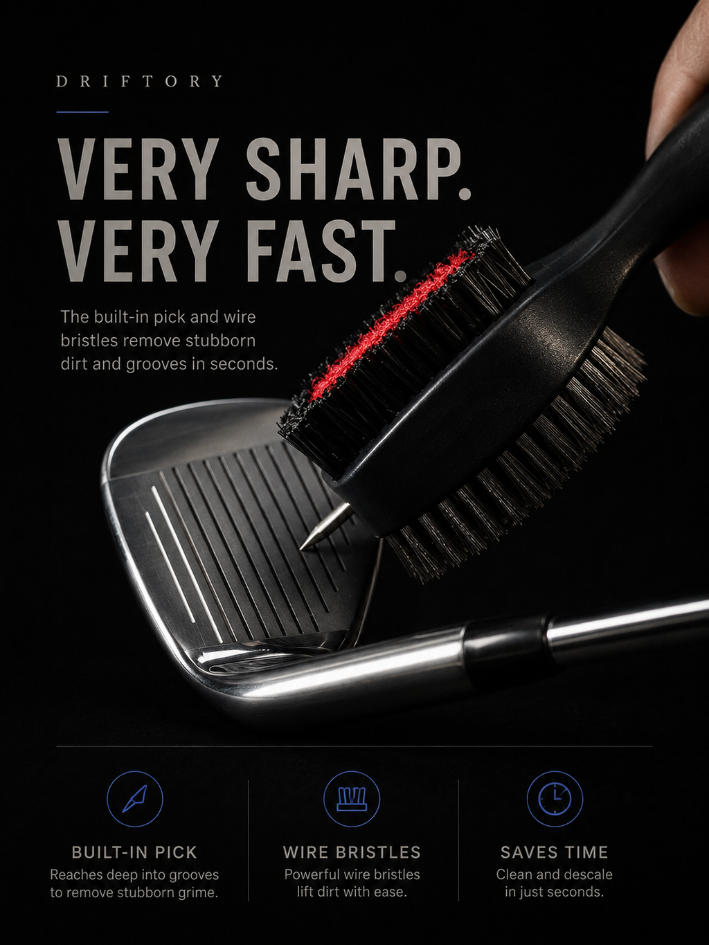Quality Golf club brush