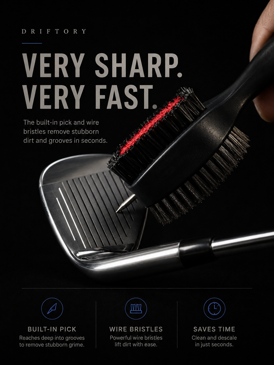 Quality Golf club brush