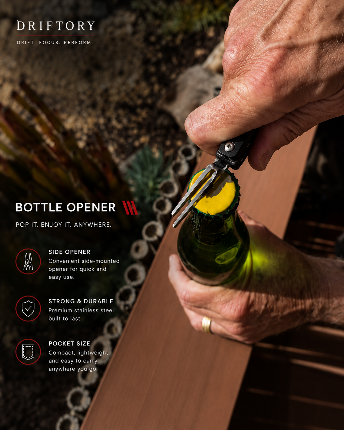 Driftory Butterfy style Golf Divot tool