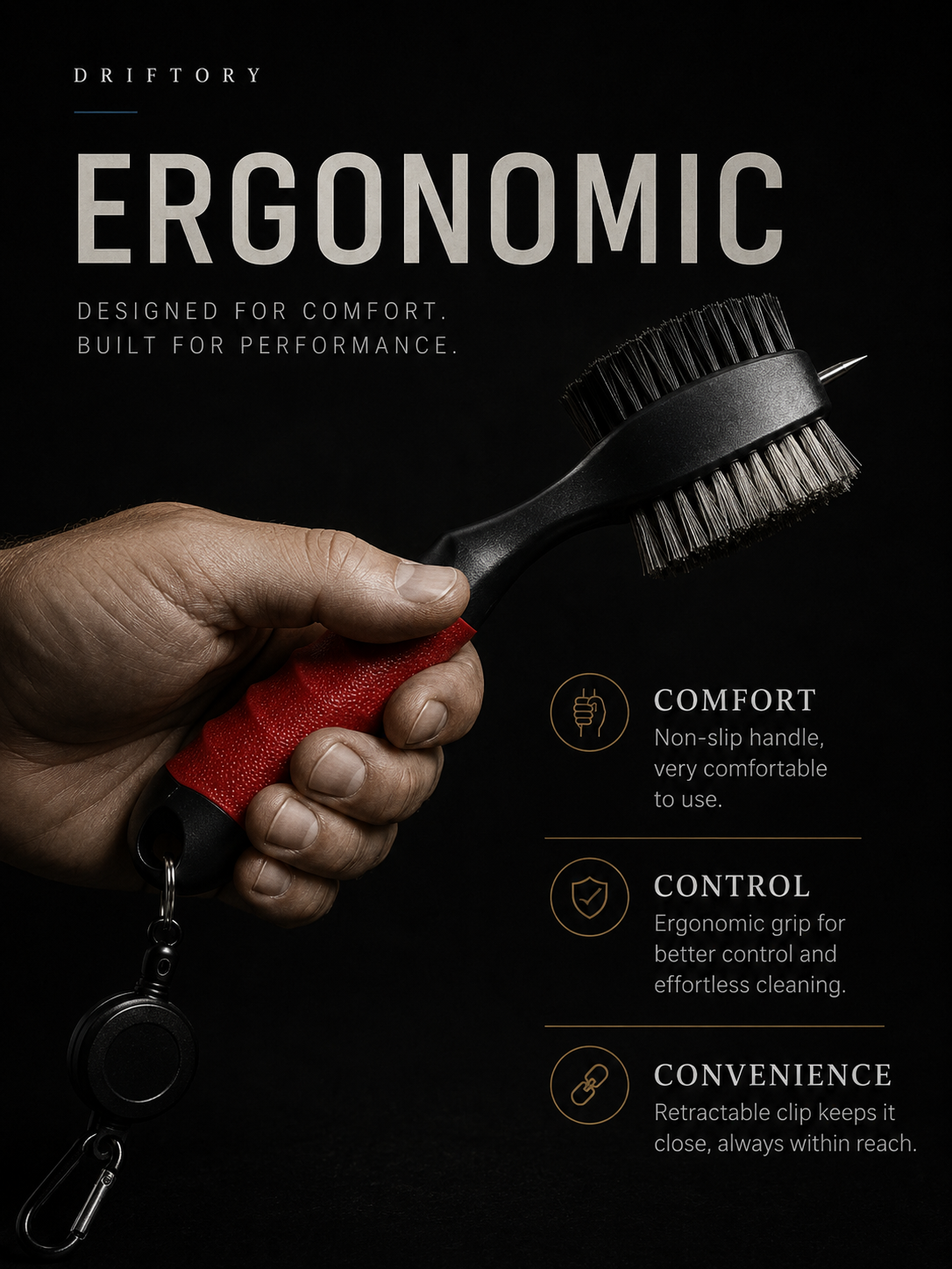 Quality Golf club brush
