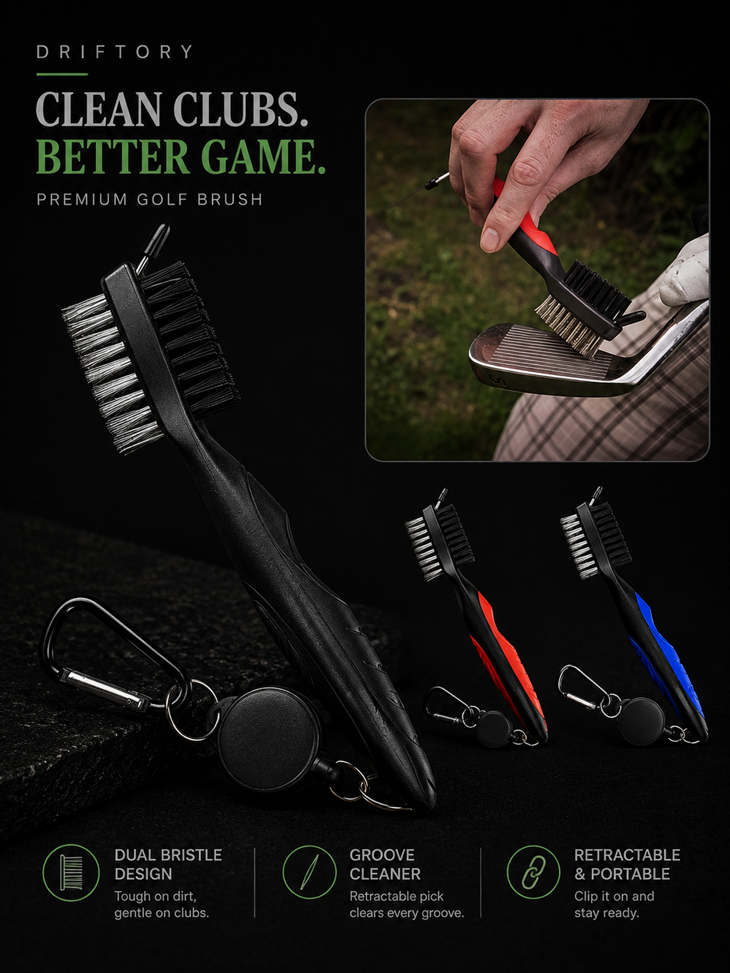 Golf Club brush