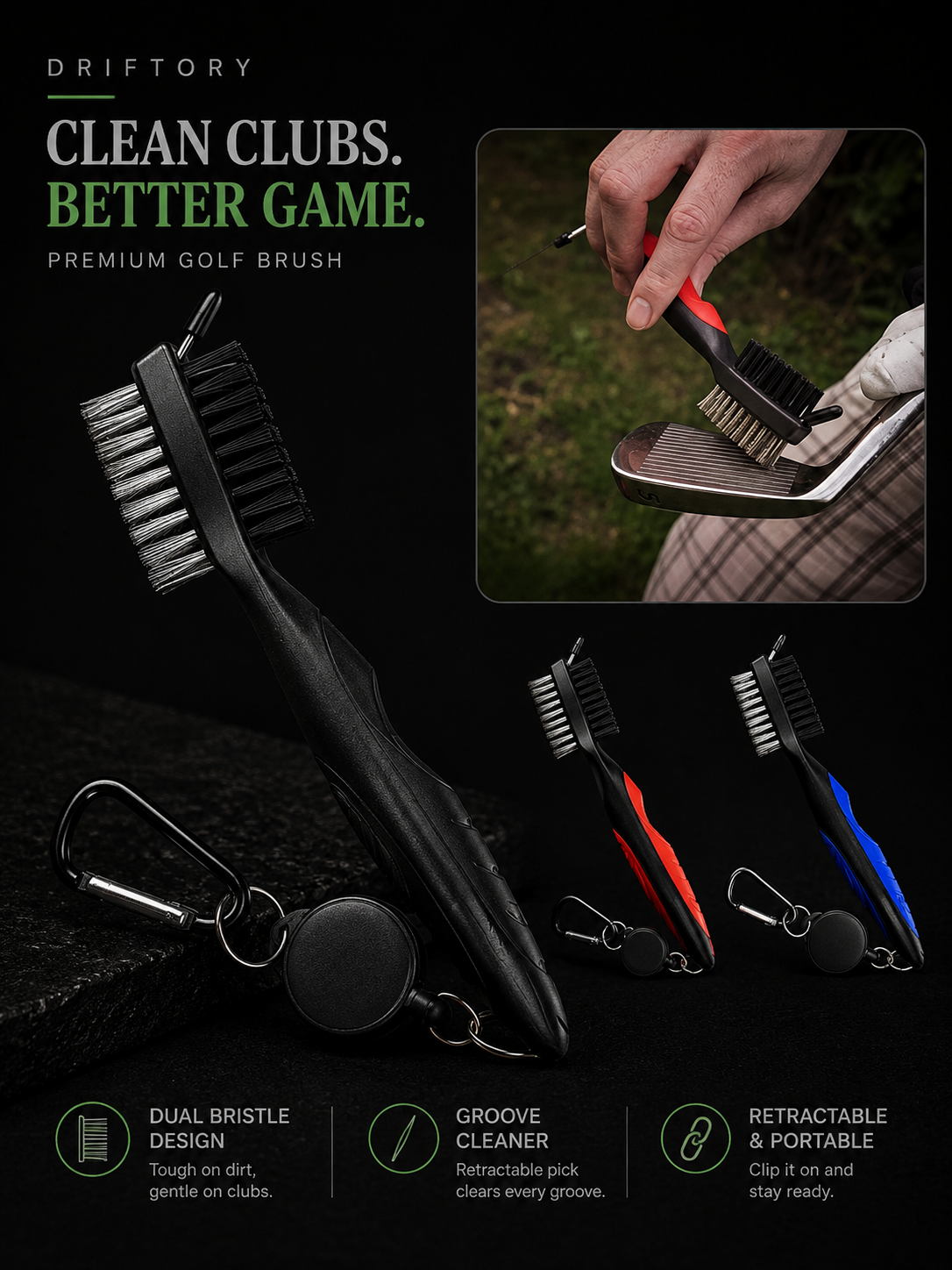 Golf Club brush