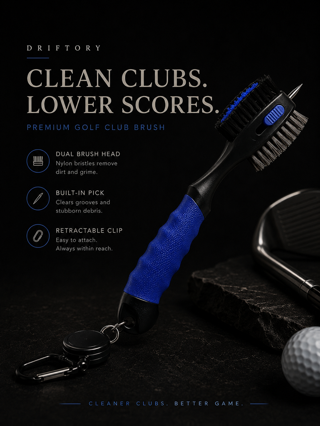 Quality Golf club brush